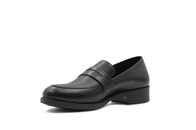 کالج زنانه مدل گلی تمام چرم طبیعی – نمای سه رخ