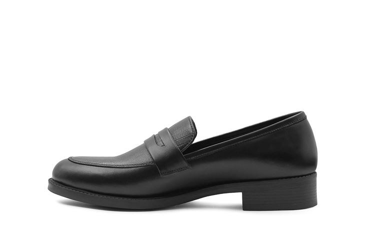 کالج زنانه مدل گلی تمام چرم طبیعی – نمای کنار