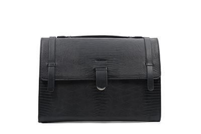 کیف اداری تمام چرم طبیعی کد 1178 نمای روبرو