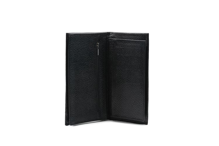فضای داخلی کیف پول پالتویی چرم طبیعی کد 278 بهشتیان با جای کارت و اسکناس