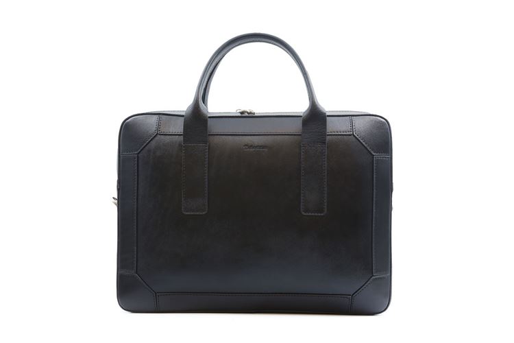 نمای جلوی کیف اداری چرم طبیعی بهشتیان کد 1183