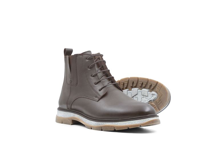 بوت مردانه لوکاس بهشتیان رنگ قهوه‌ای