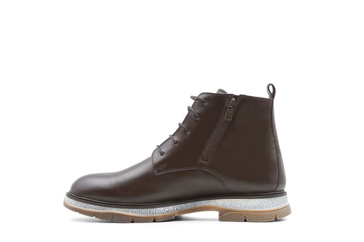 نمای جانبی بوت چرم مردانه لوکاس بهشتیان