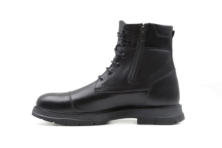 نمای جانبی  بوت مردانه لوژامو بهشتیان رنگ مشکی