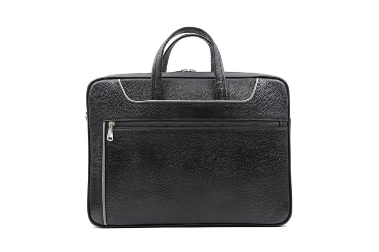 نمای پشت کیف اداری چرم طبیعی بهشتیان کد 1191 با چرم مرغوب