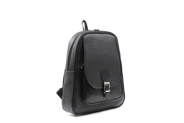 نمای سه رخ کوله پشتی کد 1195 بهشتیان -تمام چرم طبیعی