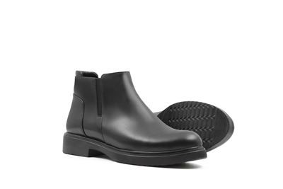 نیم بوت چرم زنانه مدل کایرا بهشتیان نمای سه رخ