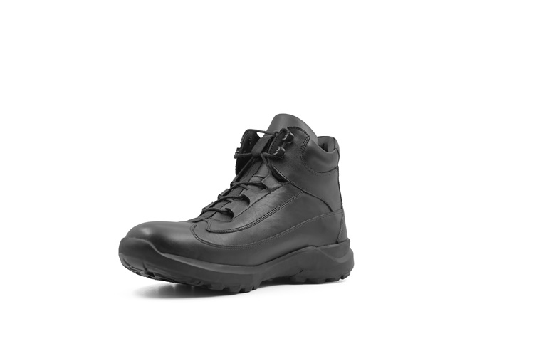 نیم بوت مردانه مدل وافلو بهشتیان چرم طبیعی نمای سه رخ