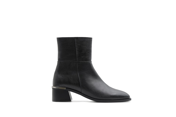 نمای نیم رخ نیم بوت پاشنه دار زنانه بهشتیان کد 0021