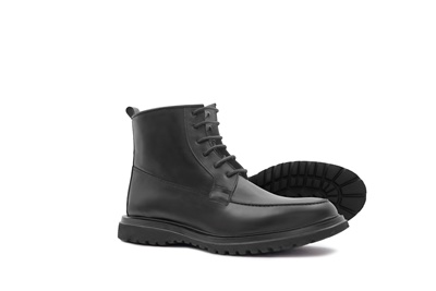 نیم بوت مردانه بهشتیان مدل فرانچسکو نمای سه رخ