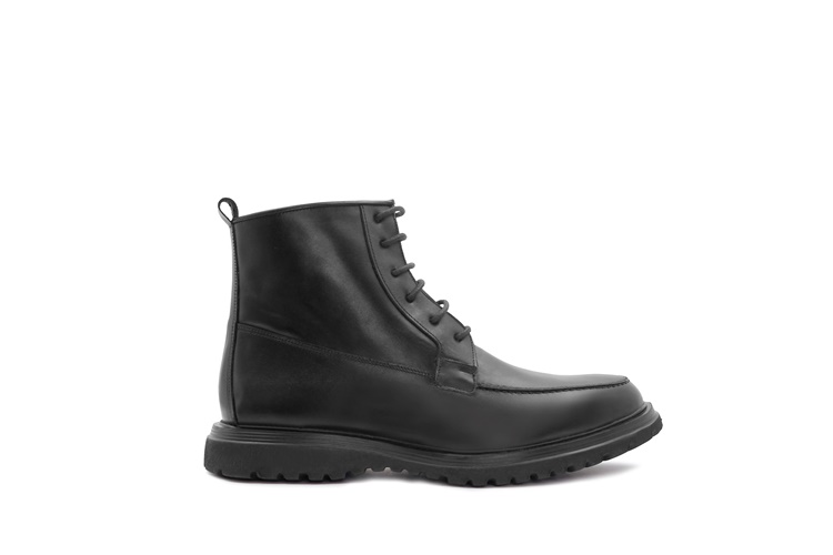 نمای نیم رخ نیم بوت مردانه بهشتیان مدل فرانچسکو