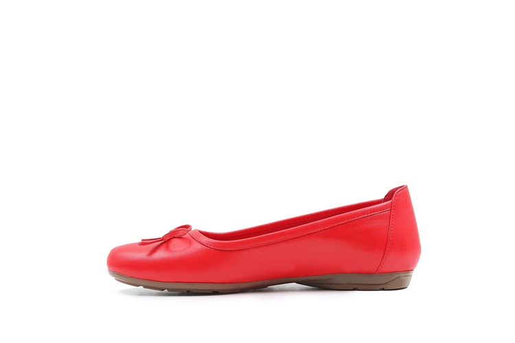 کفش زنانه مدل بالریا بهشتیان نمای سه رخ با پاپیون	