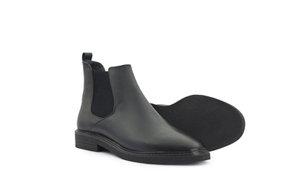 نیم بوت زنانه چرم مدل 0024 بهشتیان – نمای سه رخ